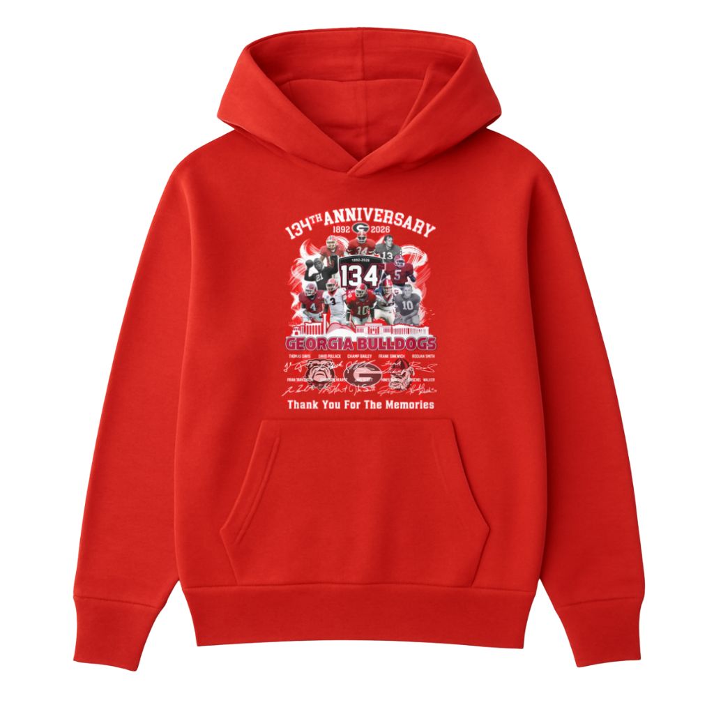 134Th Anniversary Georgia Bulldogs Signature Shirt