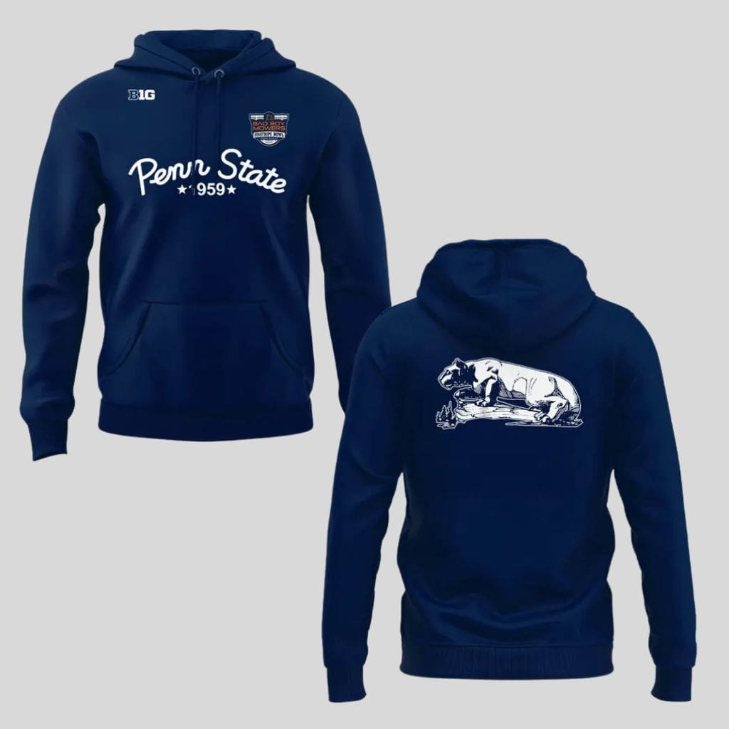 2026 Penn State 1959 Bad Boy Mowers Pinstripe Bowl Shirt