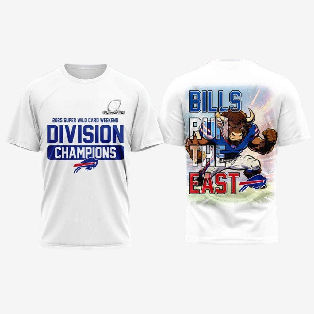 Bills 2025 Super Wild Card Weekend Division Champions Shirt