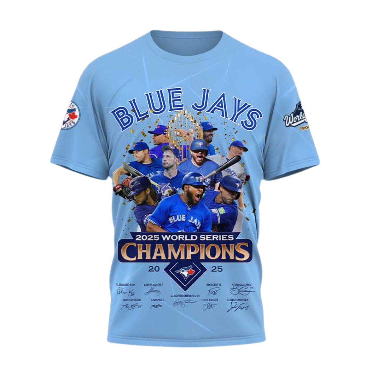 Blue Jays 2025 World Series Champions Signature Shirt