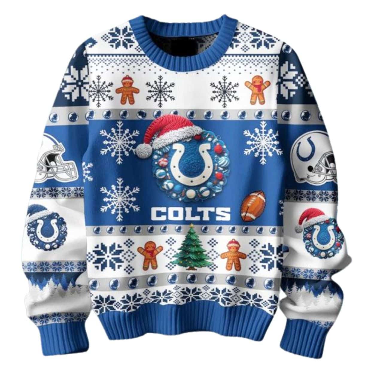 Colts They Not Like Us Ugly Christmas Sweater