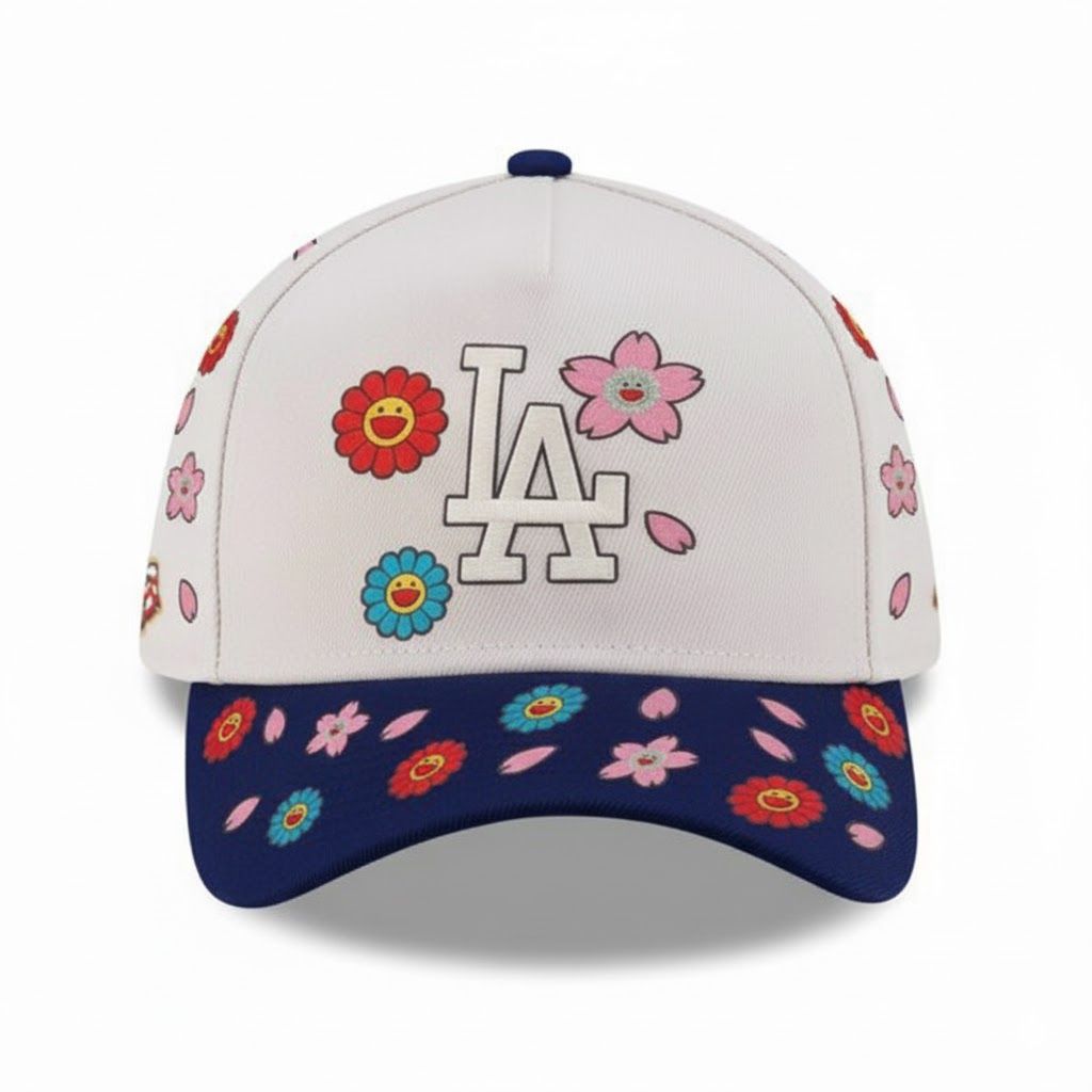 Dodgers x Takashi Murakami 2025 World Series Champions Hat