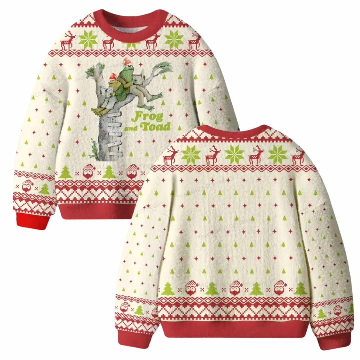 Frog and Toad Christmas Ugly Sweater