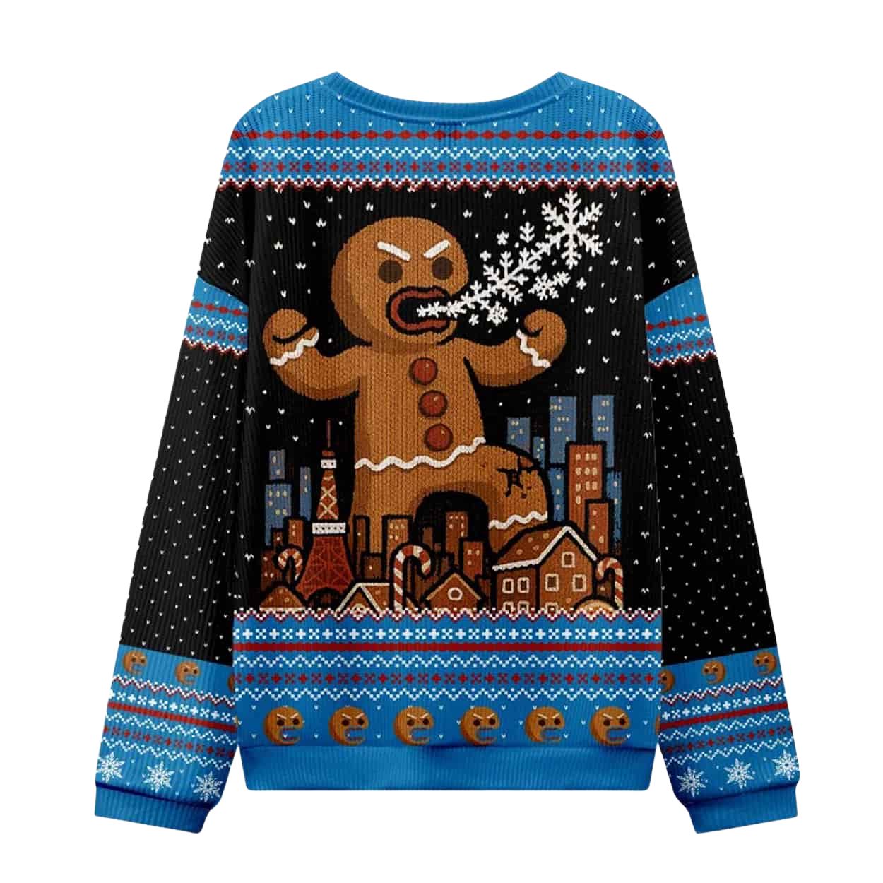 Gingerbread Monster Ugly Christmas Sweater