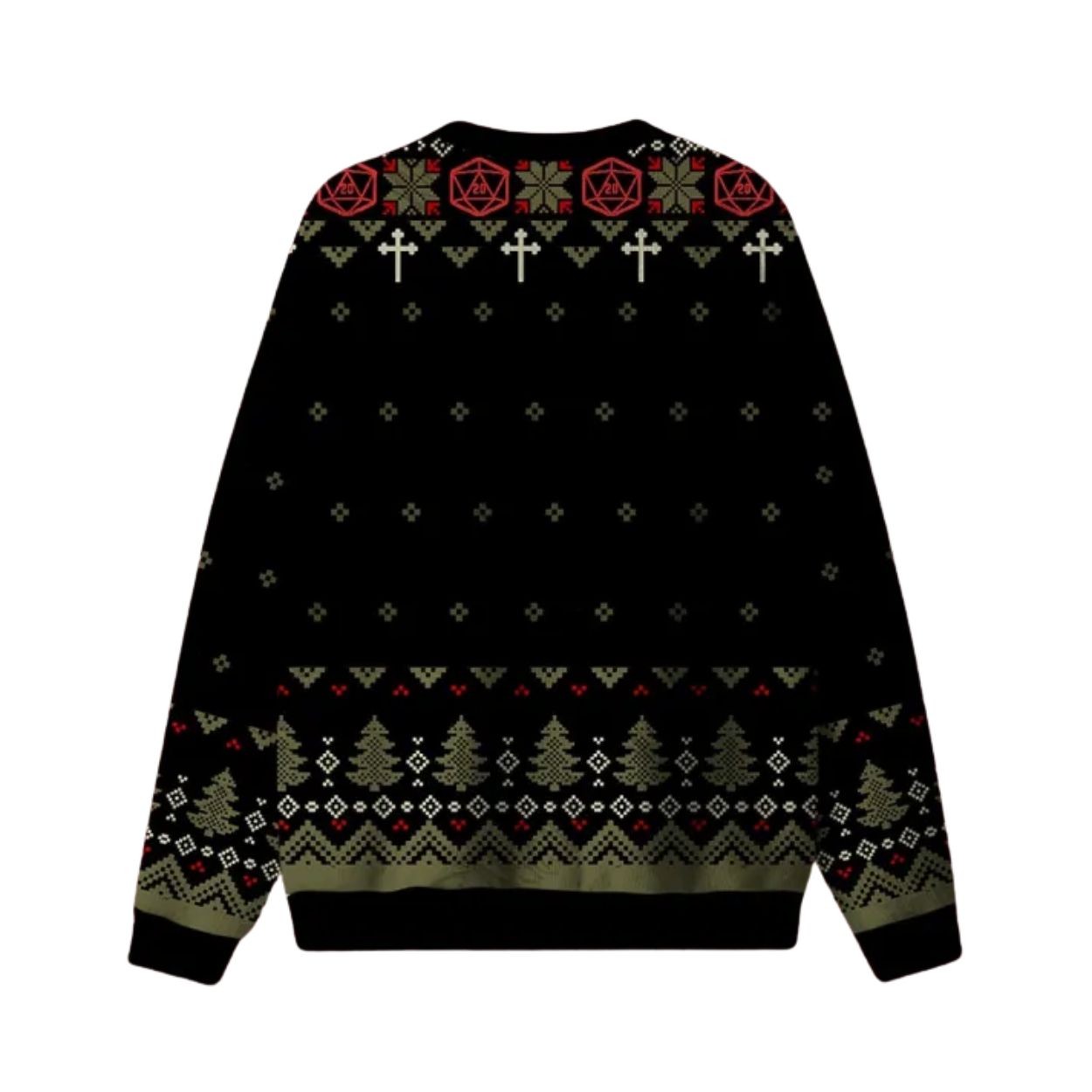 Jesus Saves Everyone Else Roll For Damage Ugly Christmas Sweater