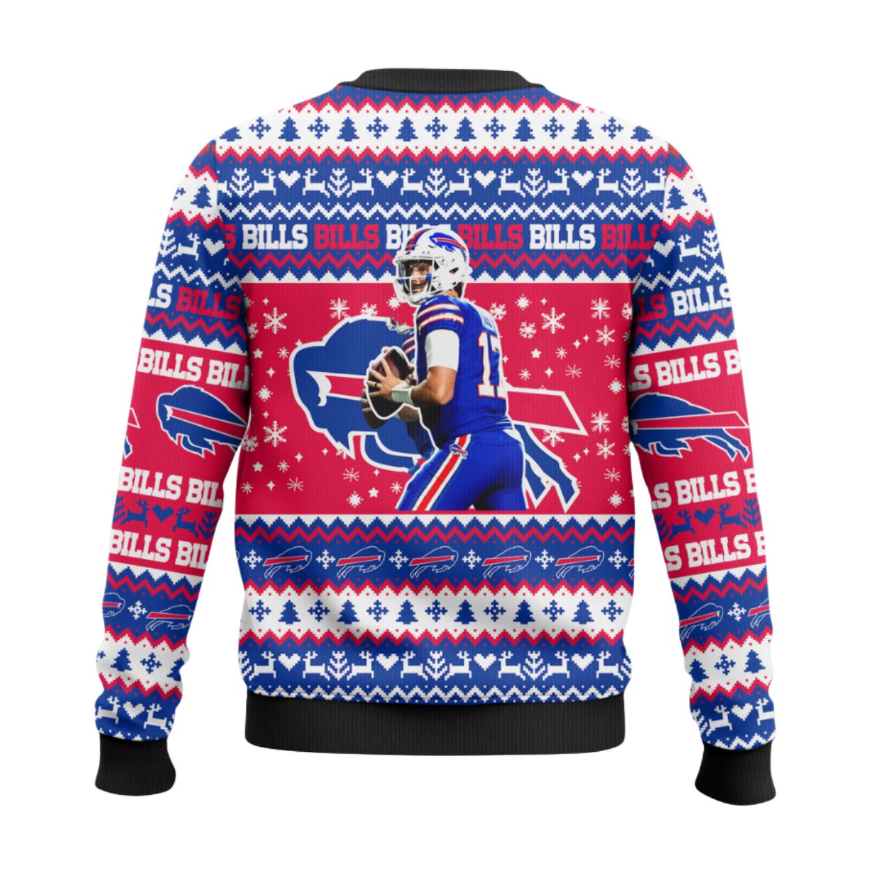 Josh Allen Bills Ugly Christmas Sweater