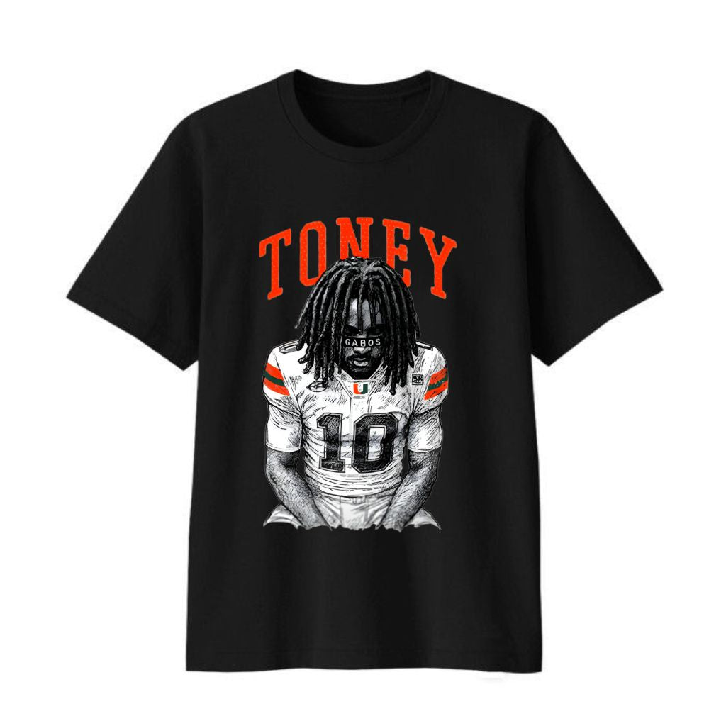 Miami Hurricanes Toney GABOS 10 Shirt