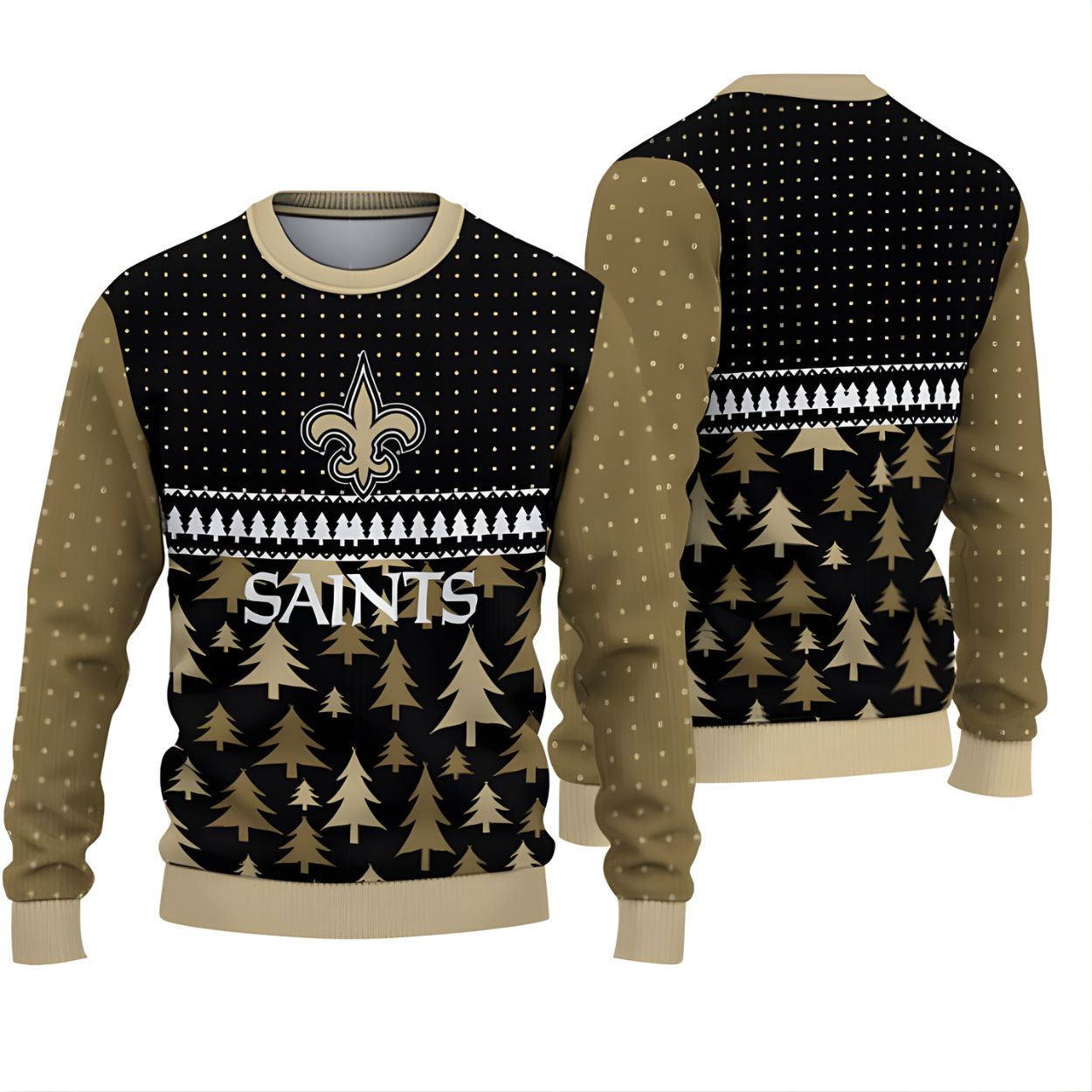 Saints Winter Spirit Ugly Christmas Sweater