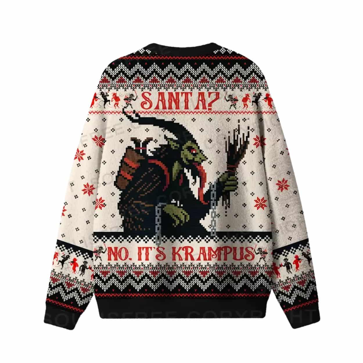 Santa No It’s Krampus Ugly Christmas Sweater