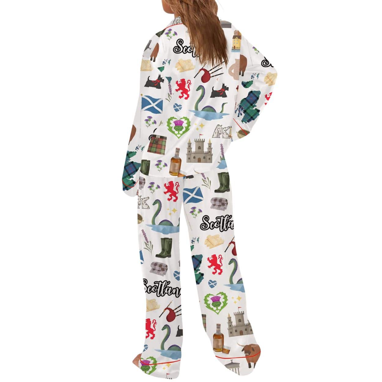 Scotland Silky Pajama Set