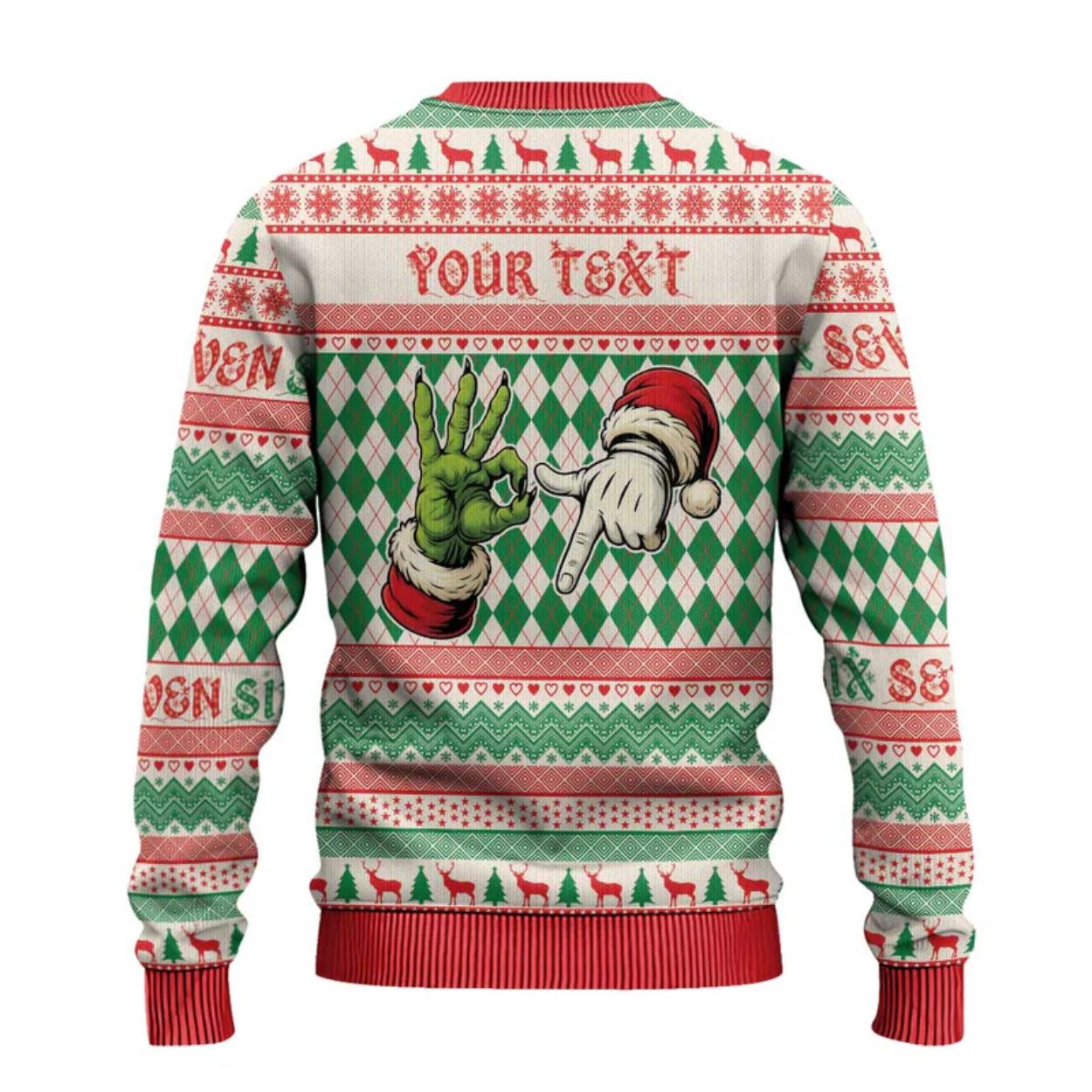 Six Seven Meme Personalized Ugly Christmas Sweater
