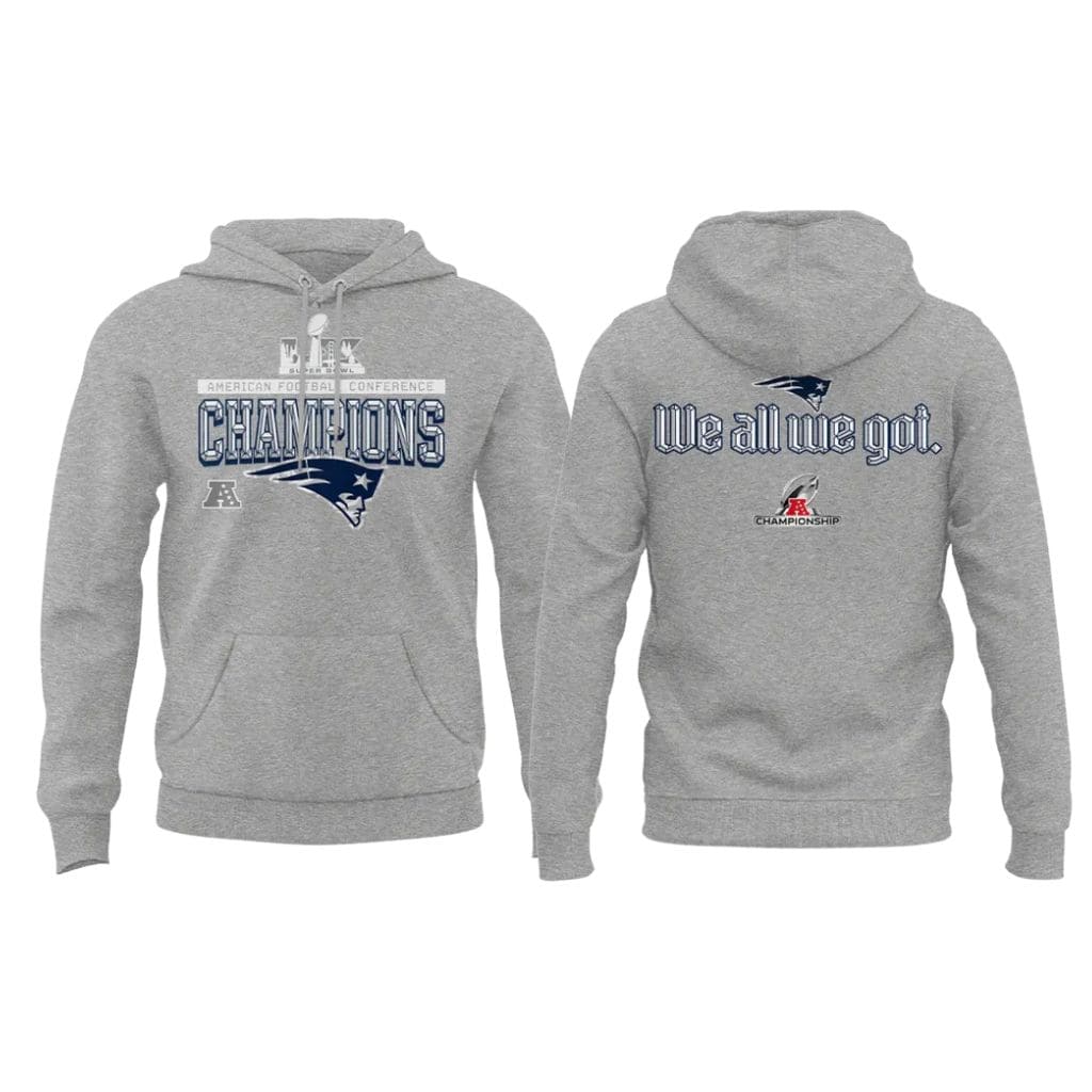 2025 AFC Champions NE Patriots Hoodie
