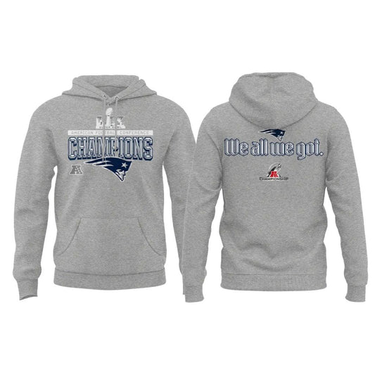 2025 AFC Champions NE Patriots Hoodie