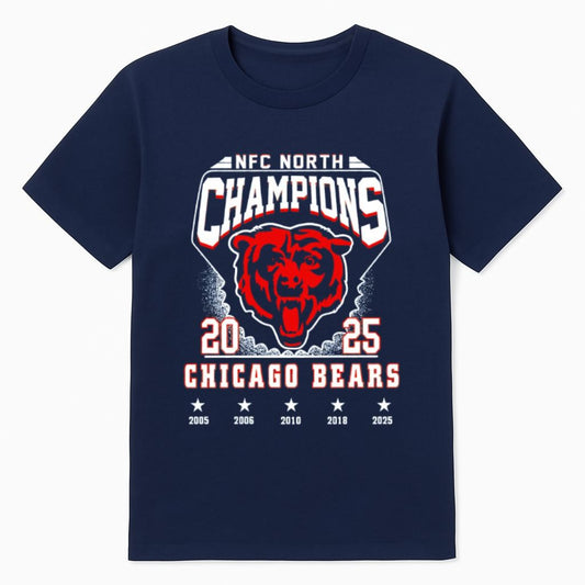 2025 Bears 5-time NFC North Champions Shirt