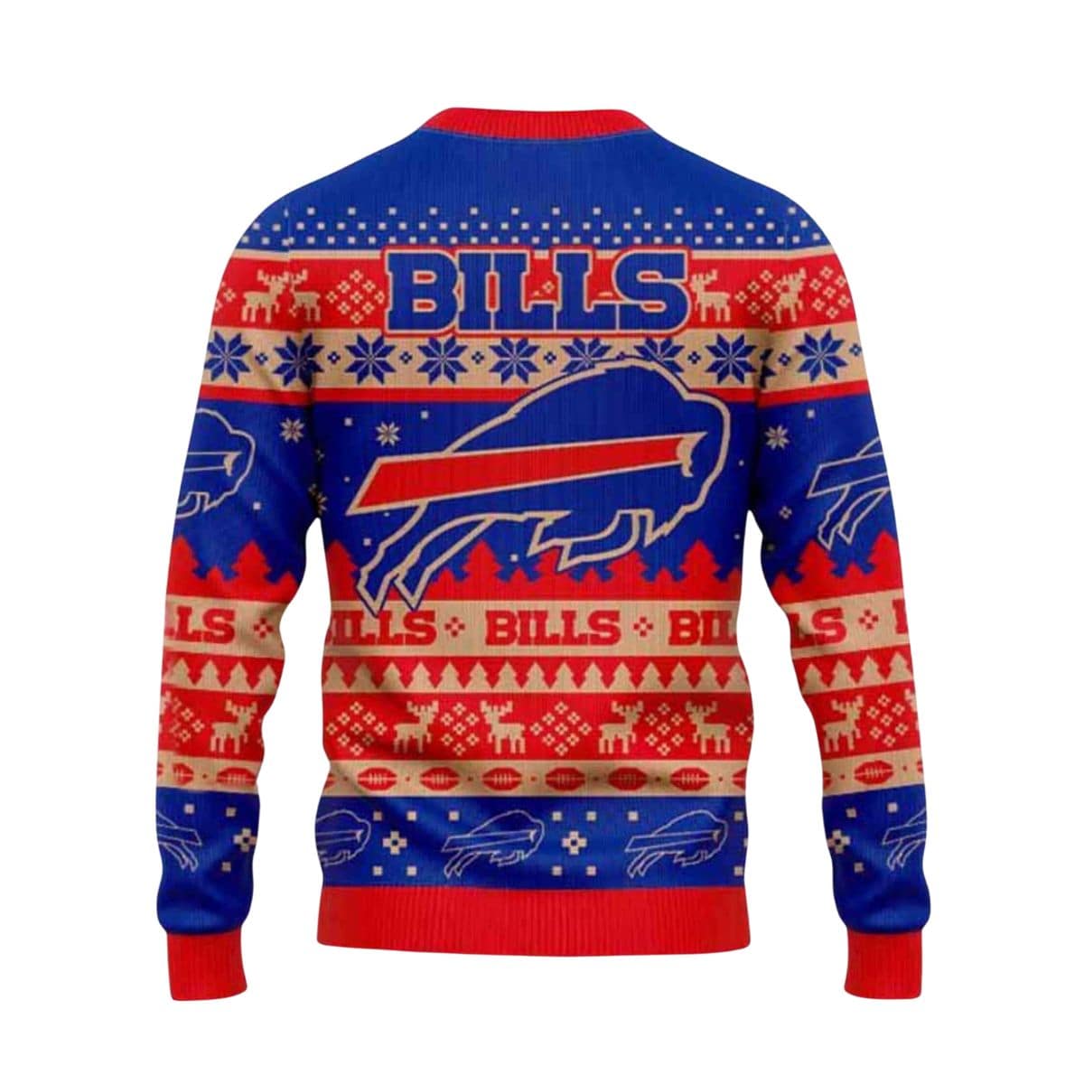 2025 Bills Holiday Ugly Christmas Sweater