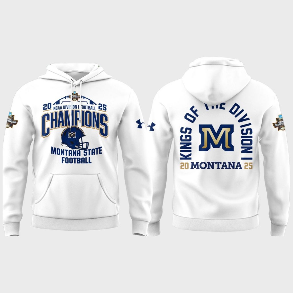 2025 Montana State Football Champions King Of The Division Hoodie