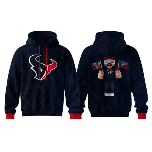 2025 Texans x Minecraft Inspired Hoodie
