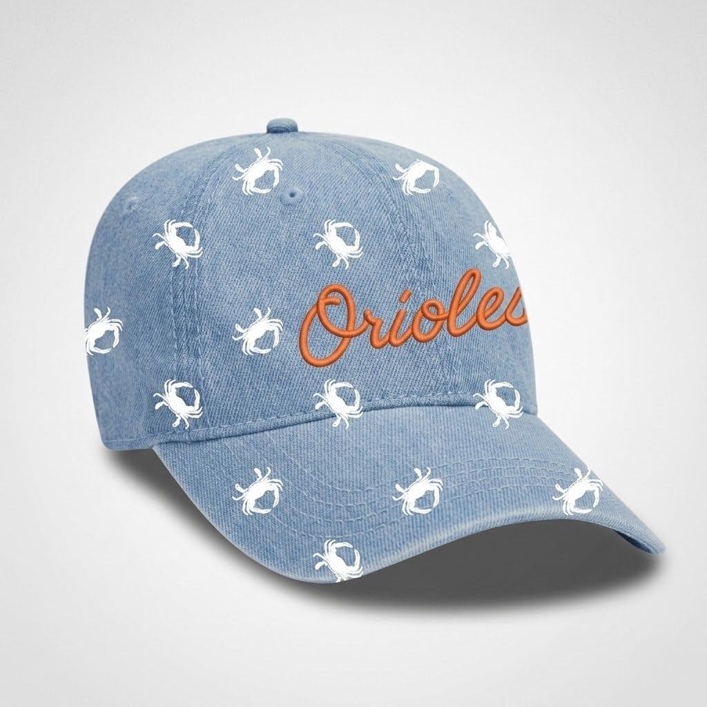 2026 Orioles Denim Crab Giveaway Cap