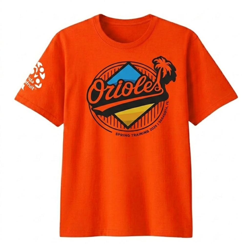 2026 Orioles Spring Training Giveaway Shirt