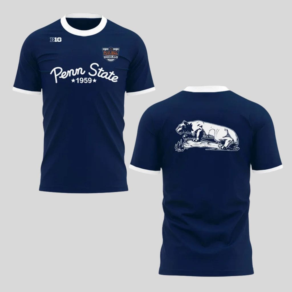 2026 Penn State 1959 Bad Boy Mowers Pinstripe Bowl Shirt
