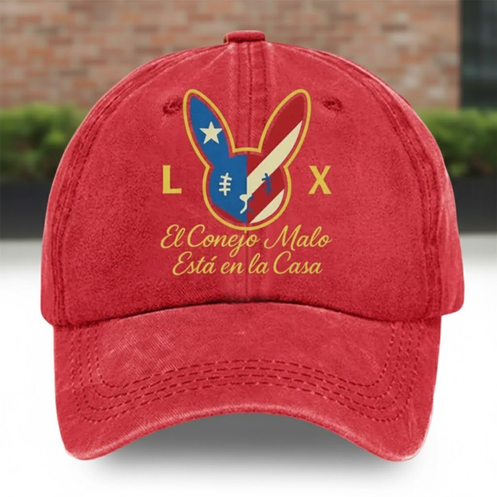 2026 Super Bowl Bunny Football Music Lover Hat