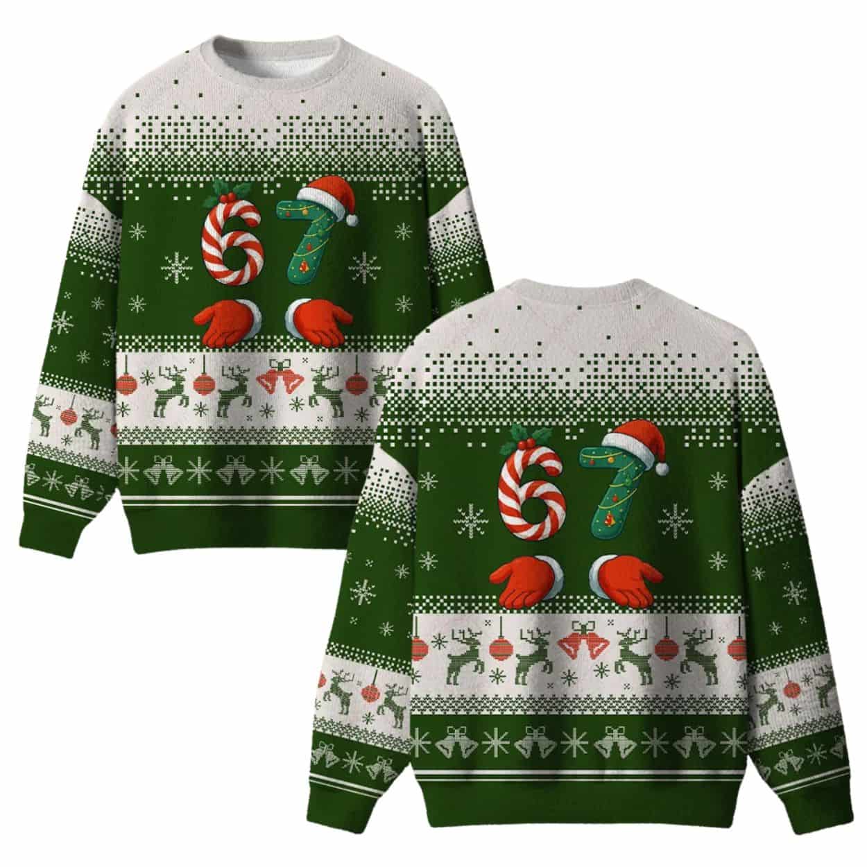 67 Candy Cane Ugly Christmas Sweater