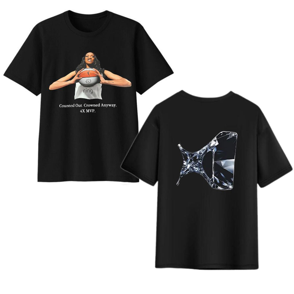 A’ja Wilson Counted Out Crowned Anyway 4X MVP shirt