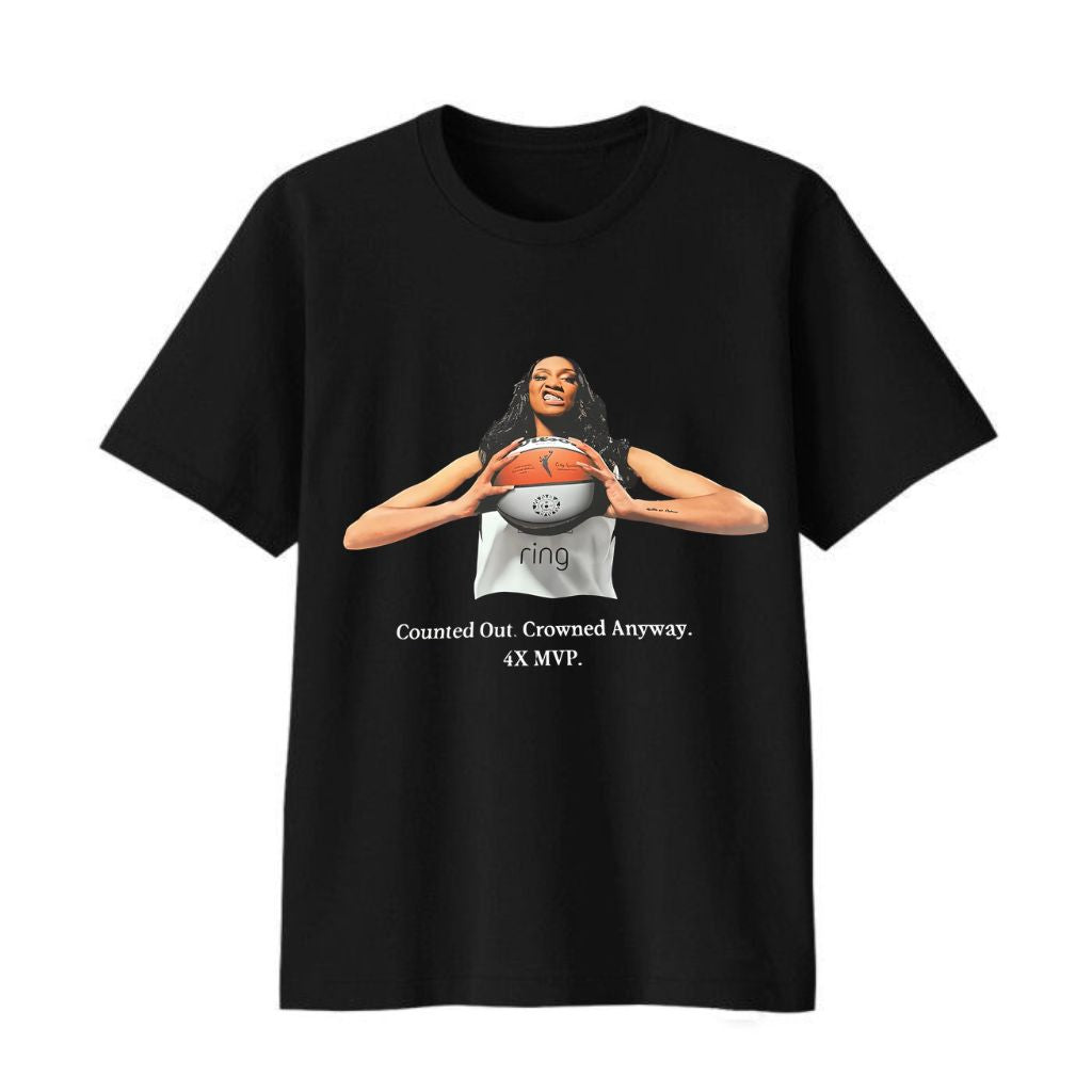 A’ja Wilson Counted Out Crowned Anyway 4X MVP shirt