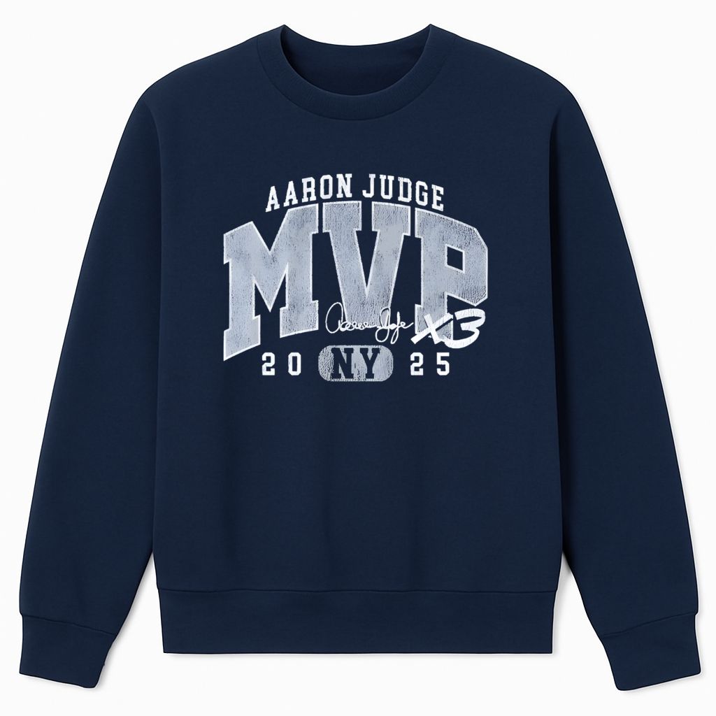 Aaron Judge 2025 MVP X3 Yankees Signature Shirt