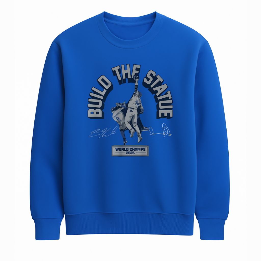 Andy Pages & Kiké Hernandez Build The Statue World Champs 2025 Shirt 