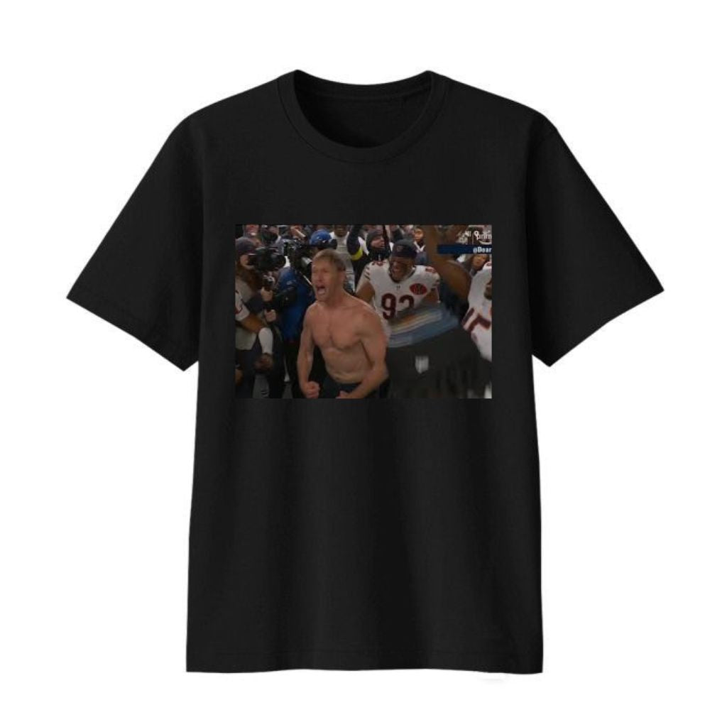 Bears Coach Ben Johnson Shows Off Shirt