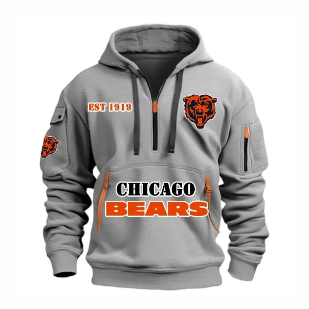 Bears EST 1919 Quarter Zip Hoodie