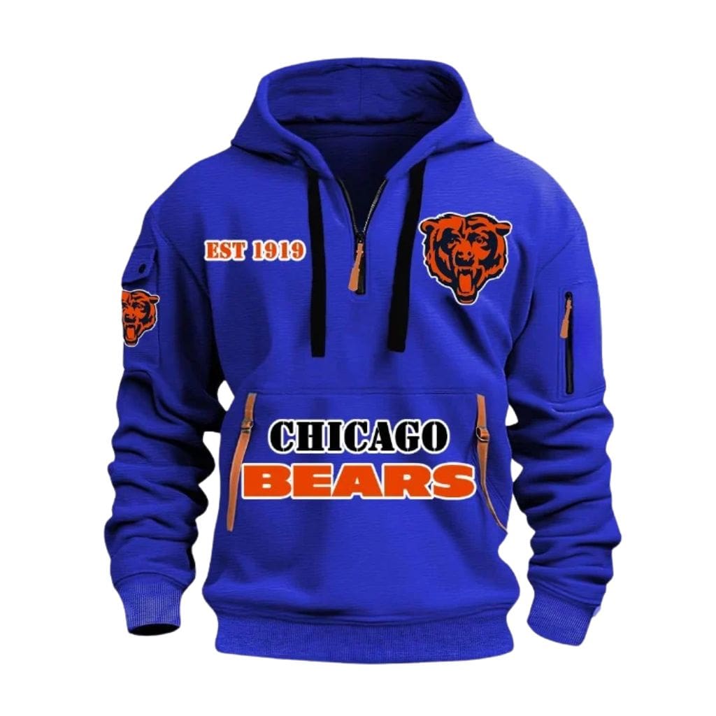 Bears EST 1919 Quarter Zip Hoodie