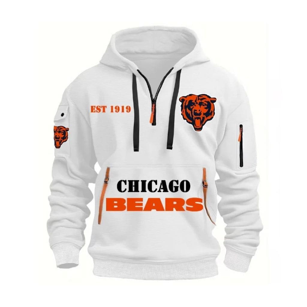Bears EST 1919 Quarter Zip Hoodie