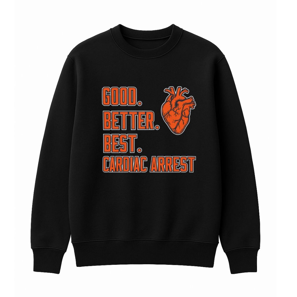 Bears Good Better Best Cardiac Arrest Heart Shirt