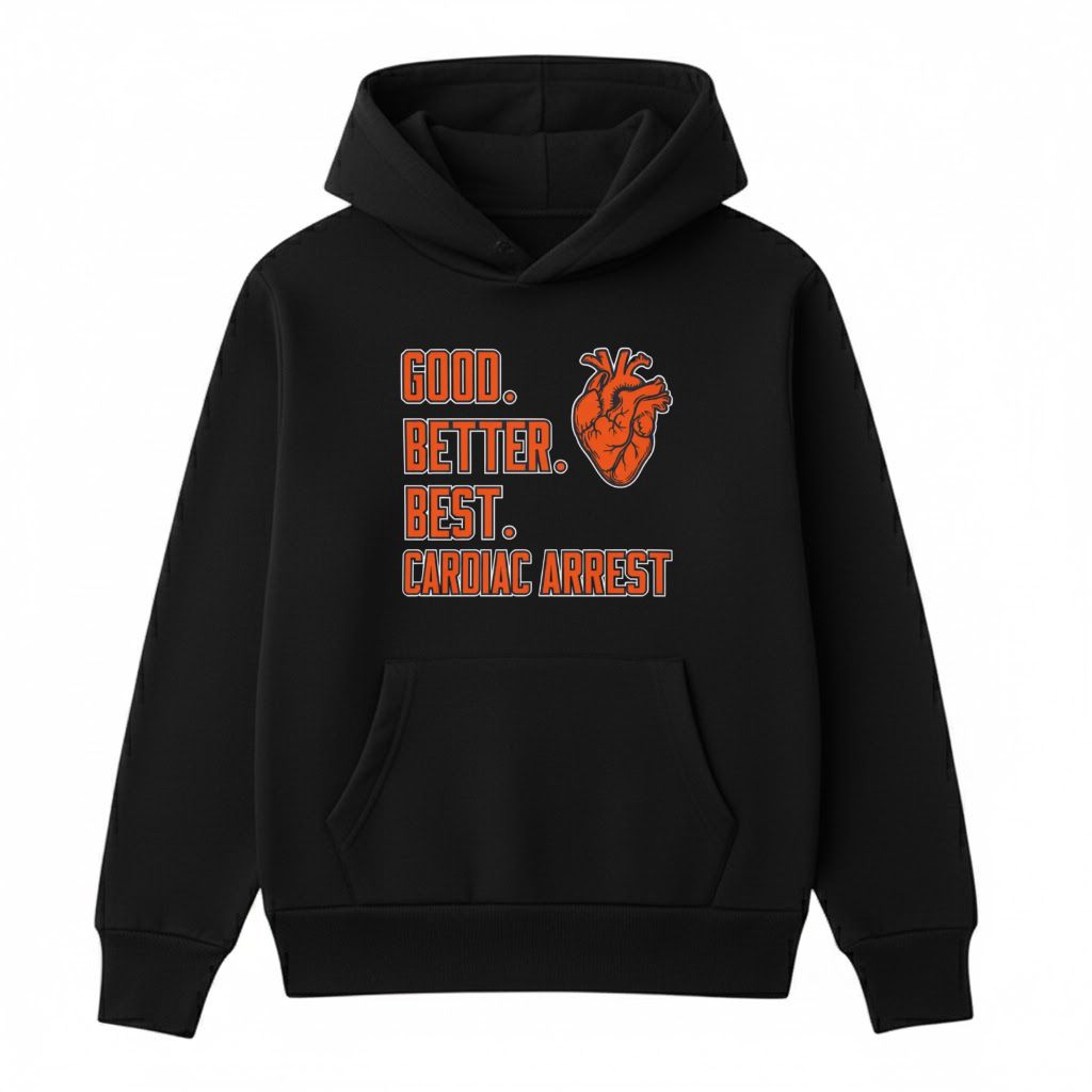Bears Good Better Best Cardiac Arrest Heart Shirt