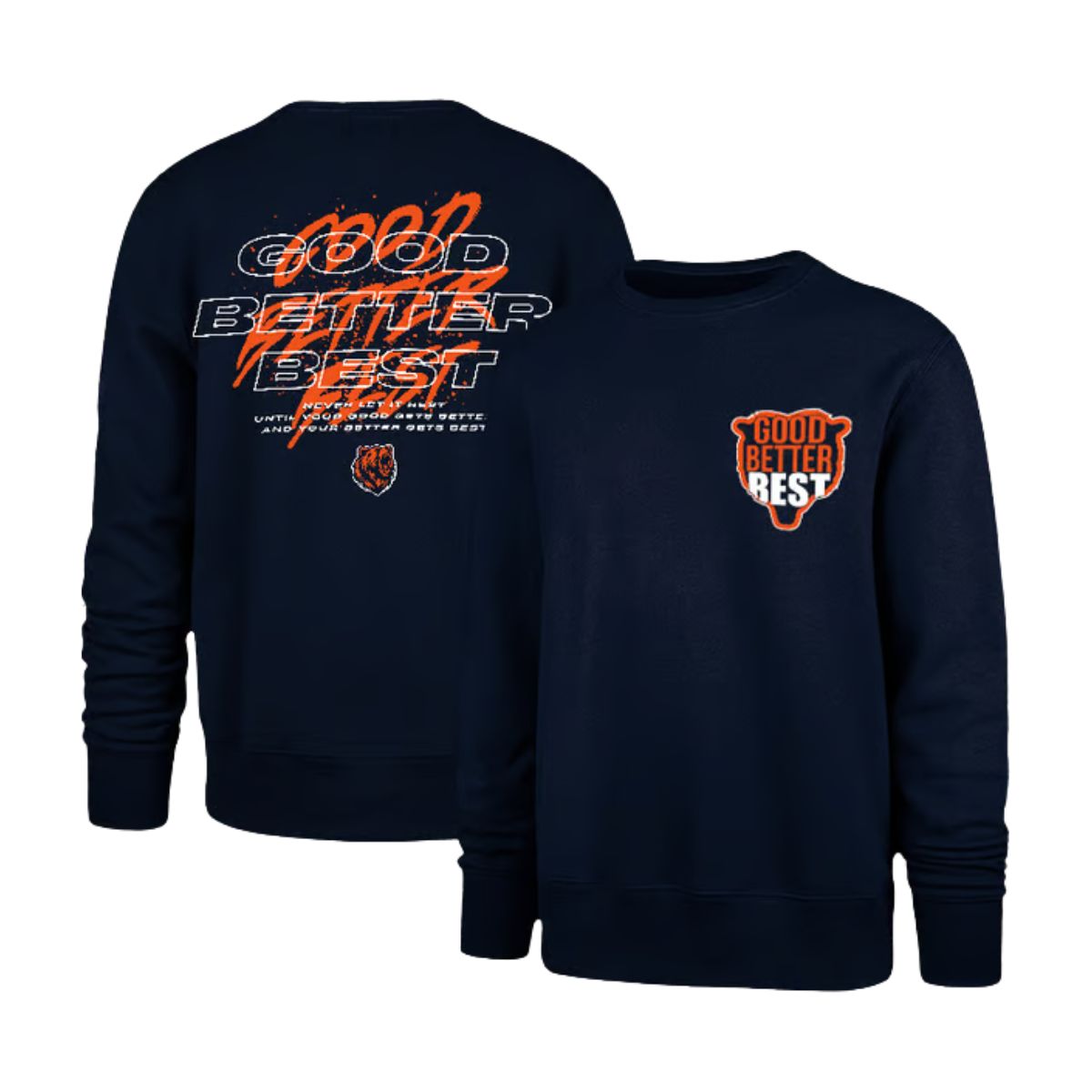 Bears Good Better Best Print Sweater