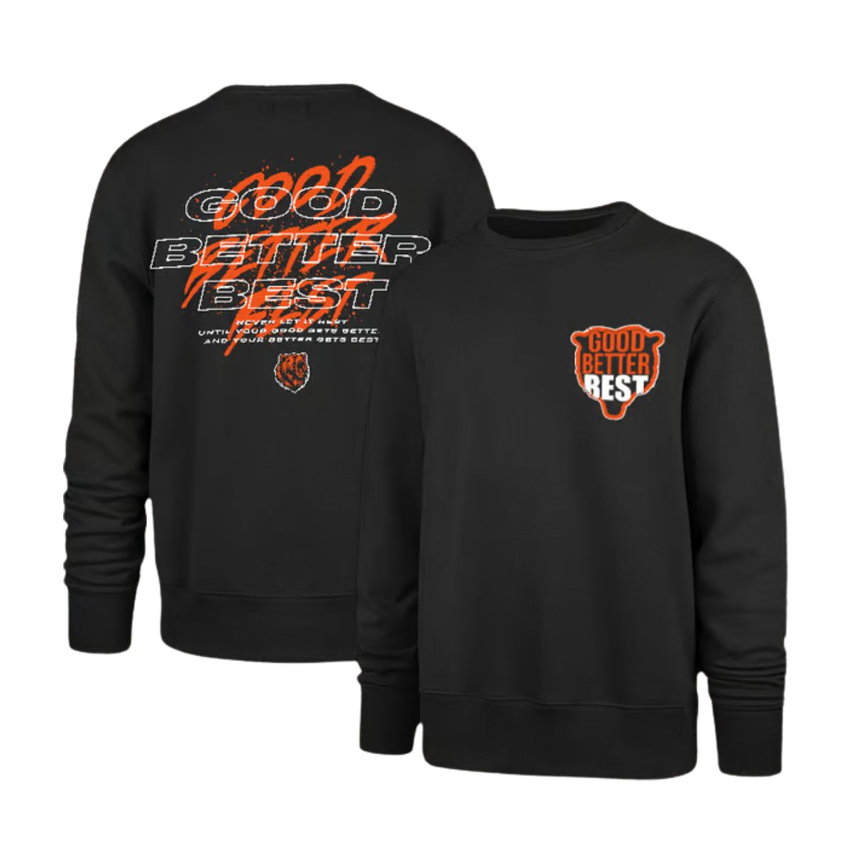 Bears Good Better Best Print Sweater