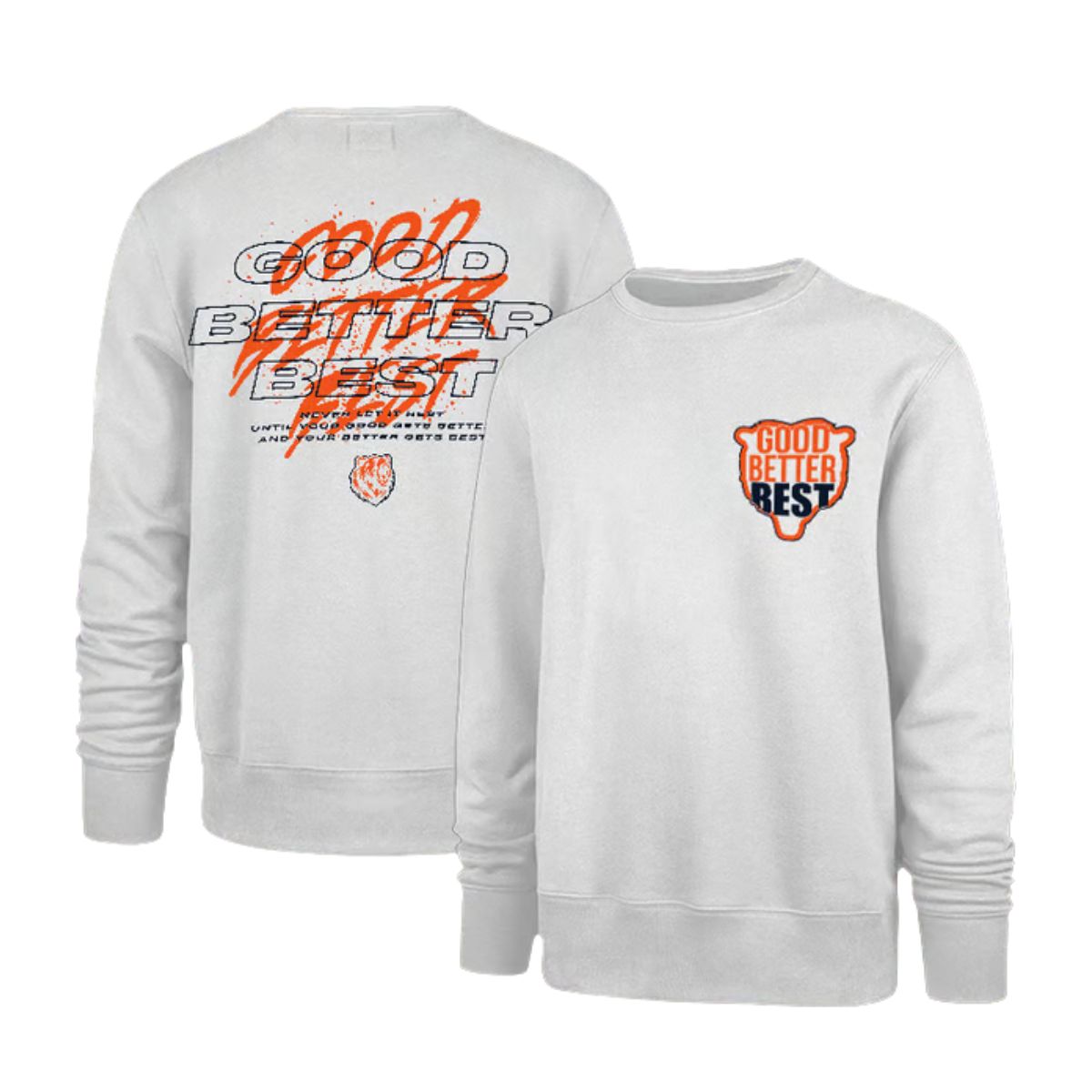 Bears Good Better Best Print Sweater