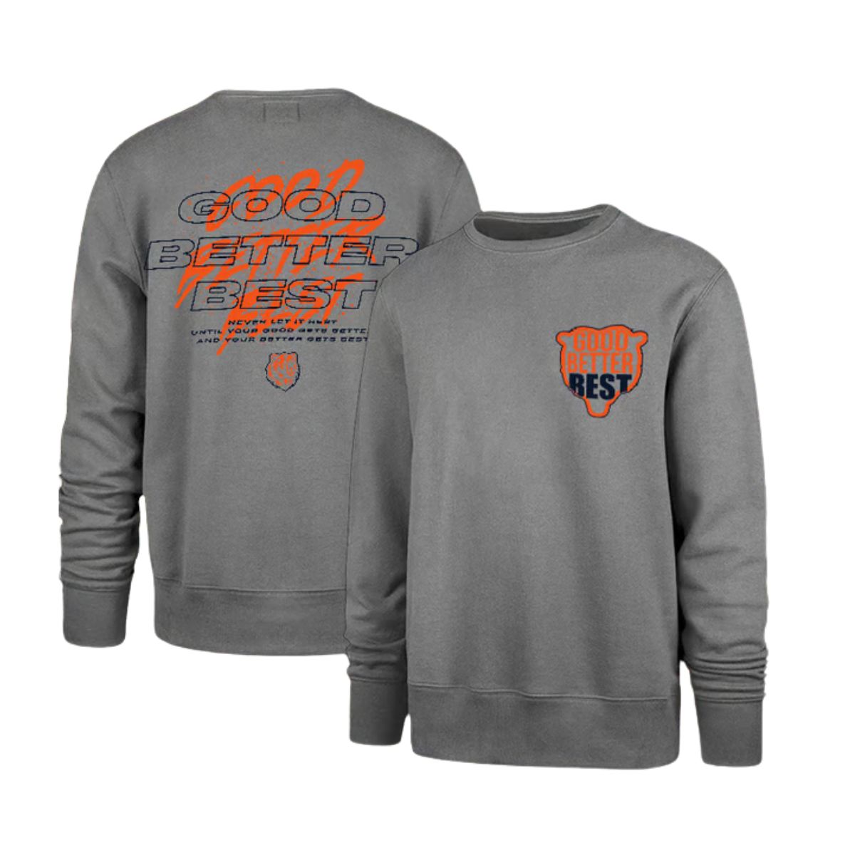 Bears Good Better Best Print Sweater