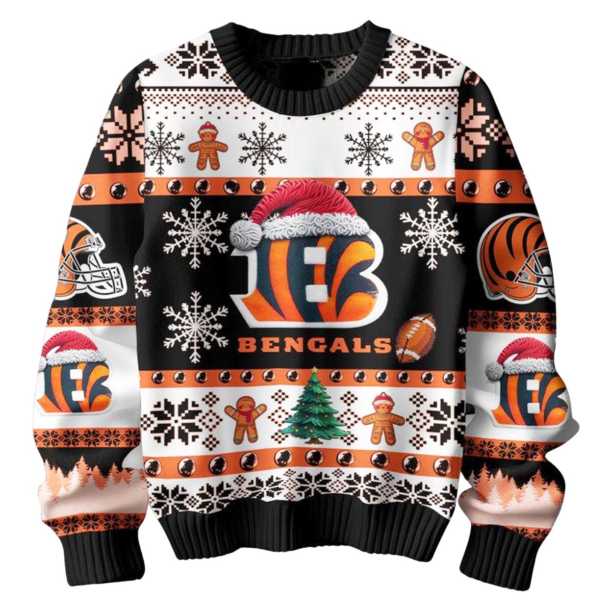 Bengals They Not Like Us Ugly Christmas Sweater