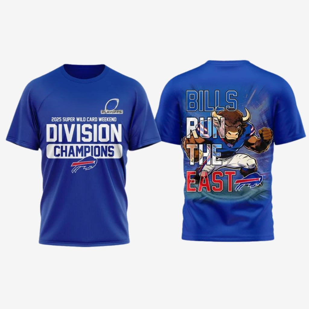 Bills 2025 Super Wild Card Weekend Division Champions Shirt