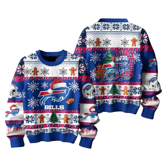 Bills They Not Like Us Ugly Christmas Sweater