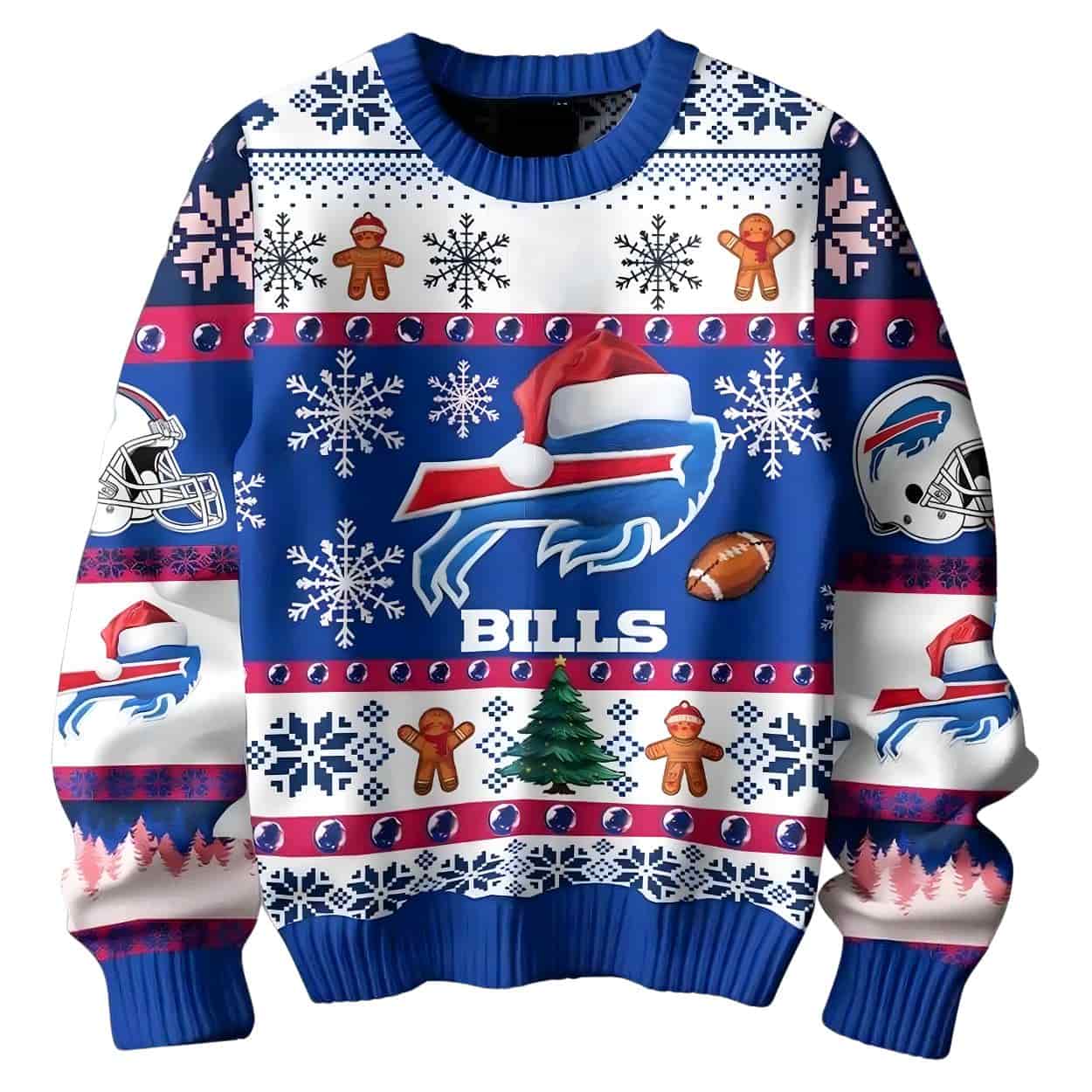 Bills They Not Like Us Ugly Christmas Sweater