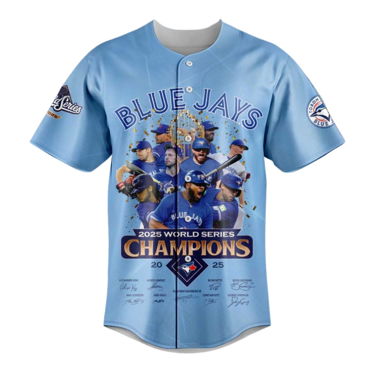 Blue Jays 2025 World Series Champions Signature Jersey
