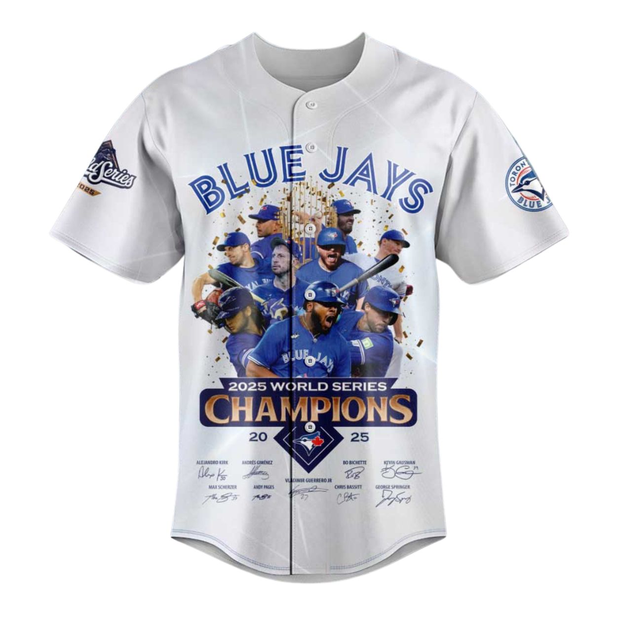 Blue Jays 2025 World Series Champions Signature Jersey