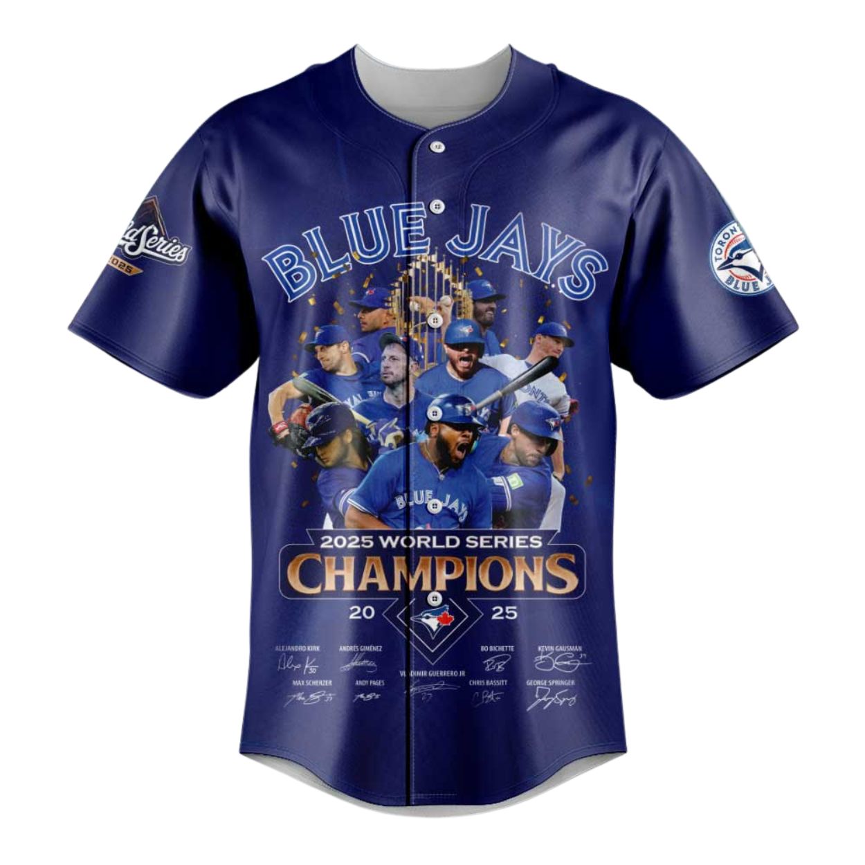 Blue Jays 2025 World Series Champions Signature Jersey