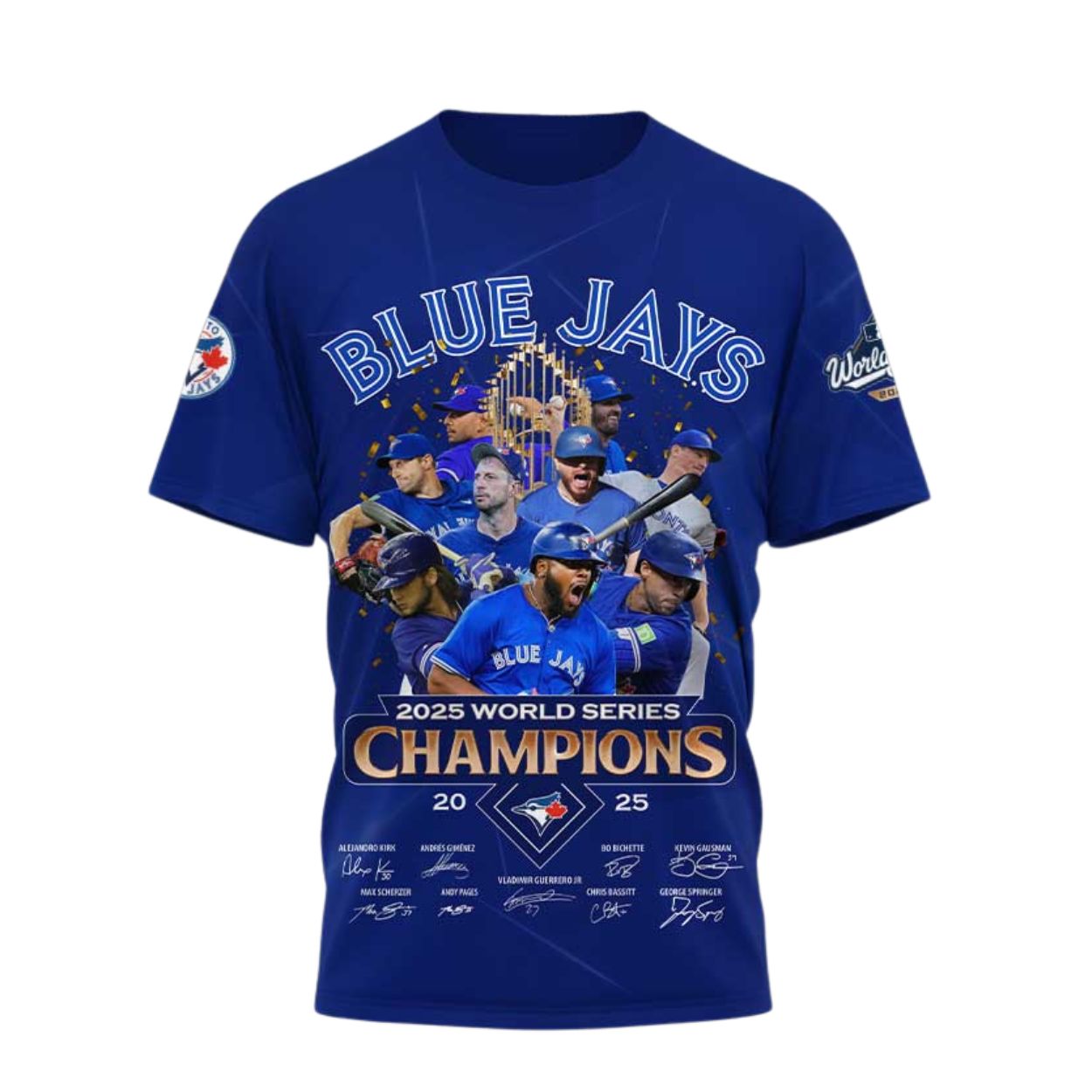 Blue Jays 2025 World Series Champions Signature Shirt