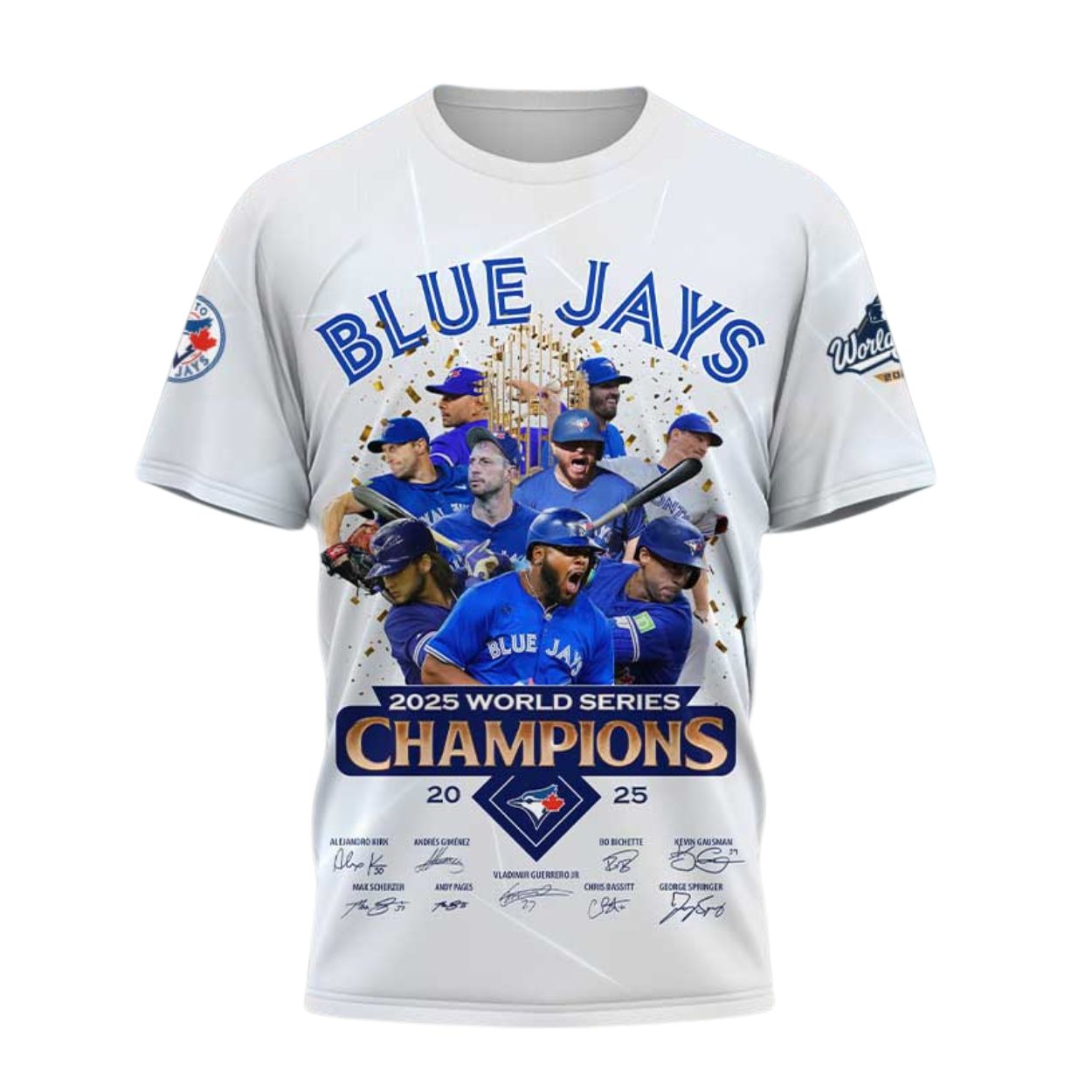 Blue Jays 2025 World Series Champions Signature Shirt