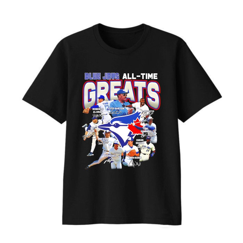 Blue Jays All Time Greats Signatures Shirt
